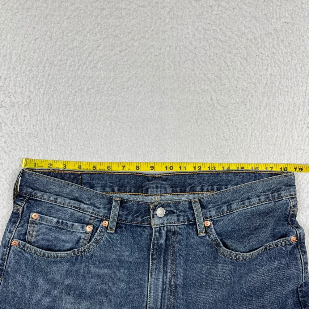 Levis‎ 565 Loose Fit Jeans Mens 36x34 Blue Straight Leg Baggy Denim Casual